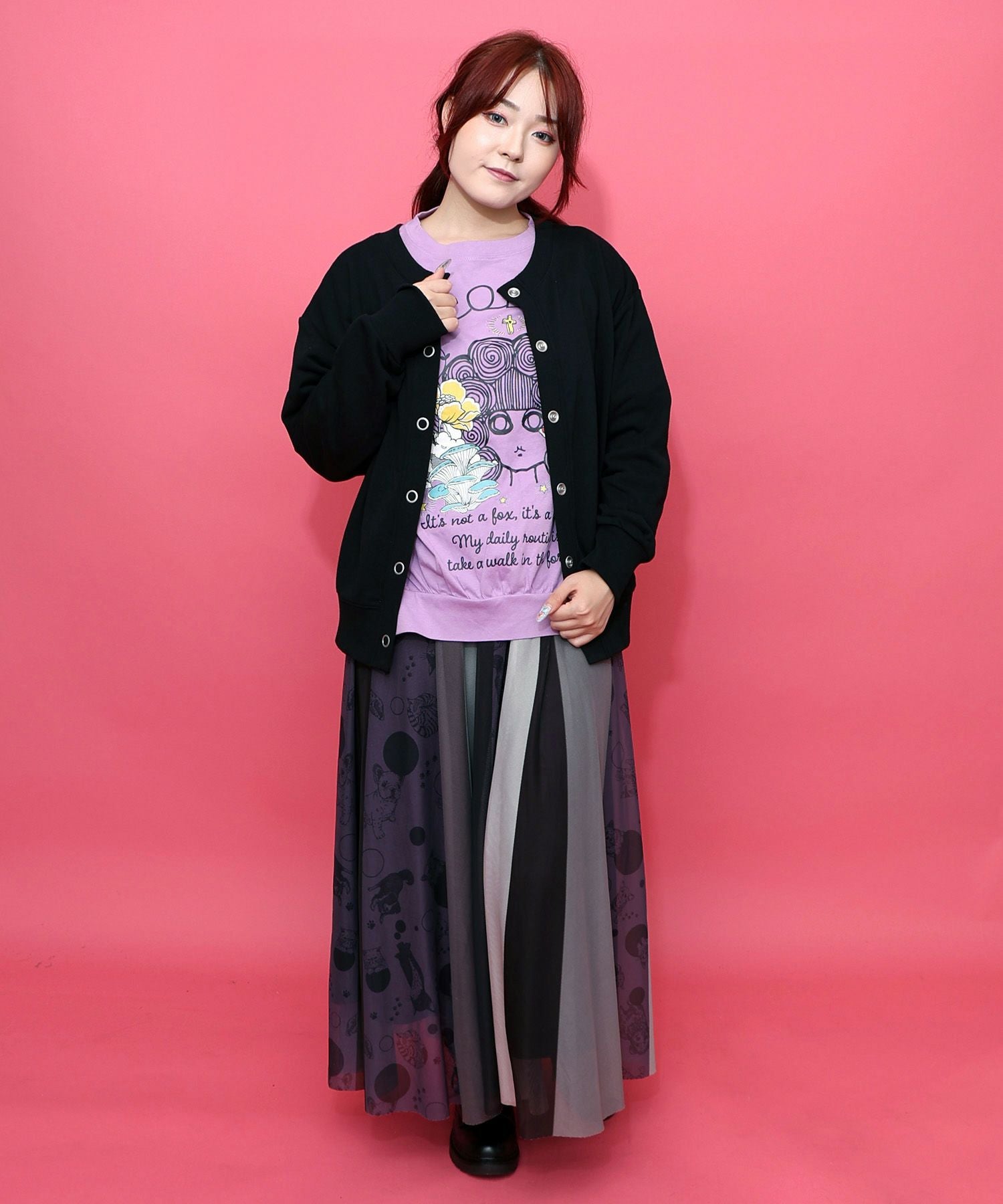 153643：フェアリーテイル刺繍 2WAYプルオーバーの通販-ScoLar