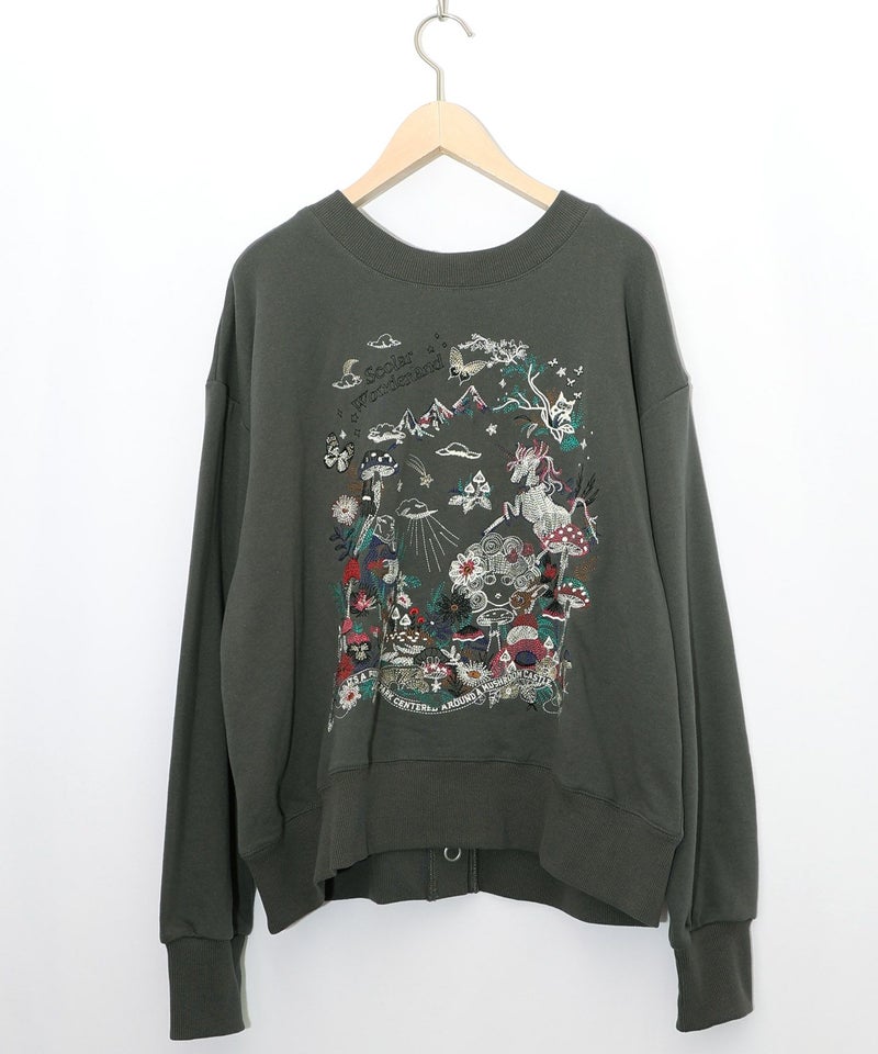 フェアリーテイル刺繍 2WAYプルオーバー-8