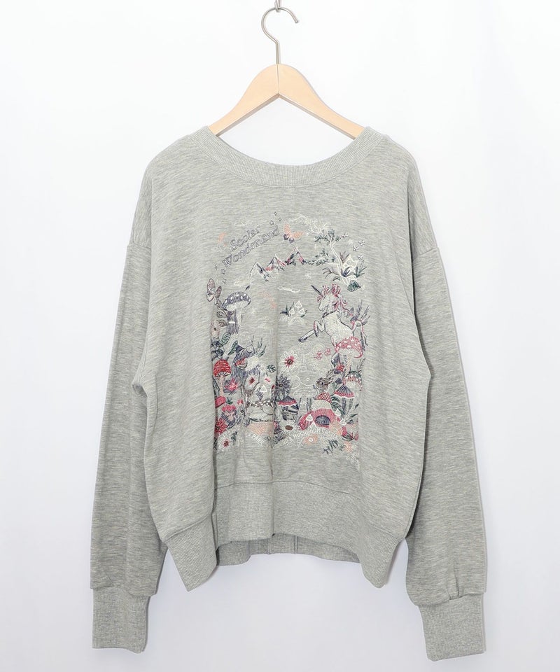 フェアリーテイル刺繍 2WAYプルオーバー-11