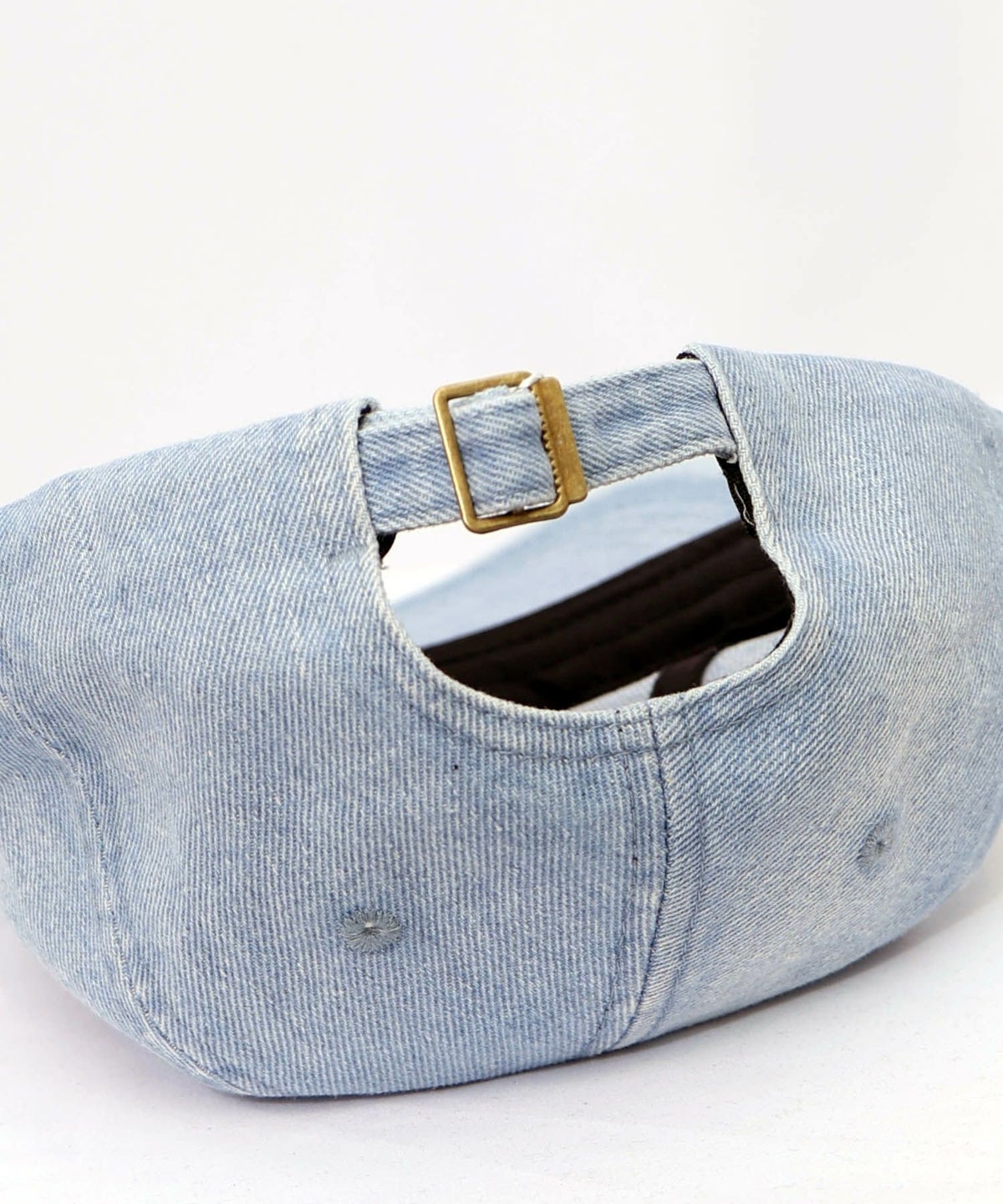 牛ネコ刺繍デニムキャップ-20