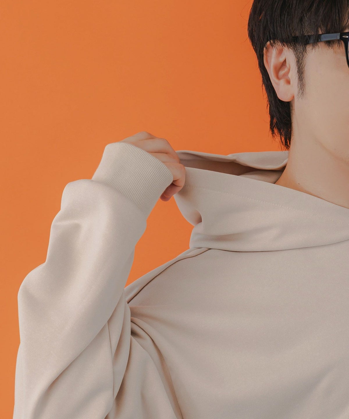 YORIMISHIフーデッドプルオーバー-6