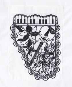 鍵盤柄切替シャツ-21