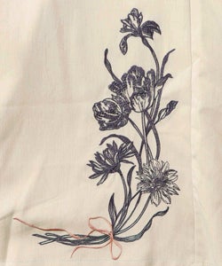 レース×チェック柄 異素材切替パンツ-27