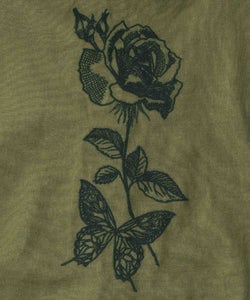 花蝶刺繍チュール重ねロングブルゾン-15