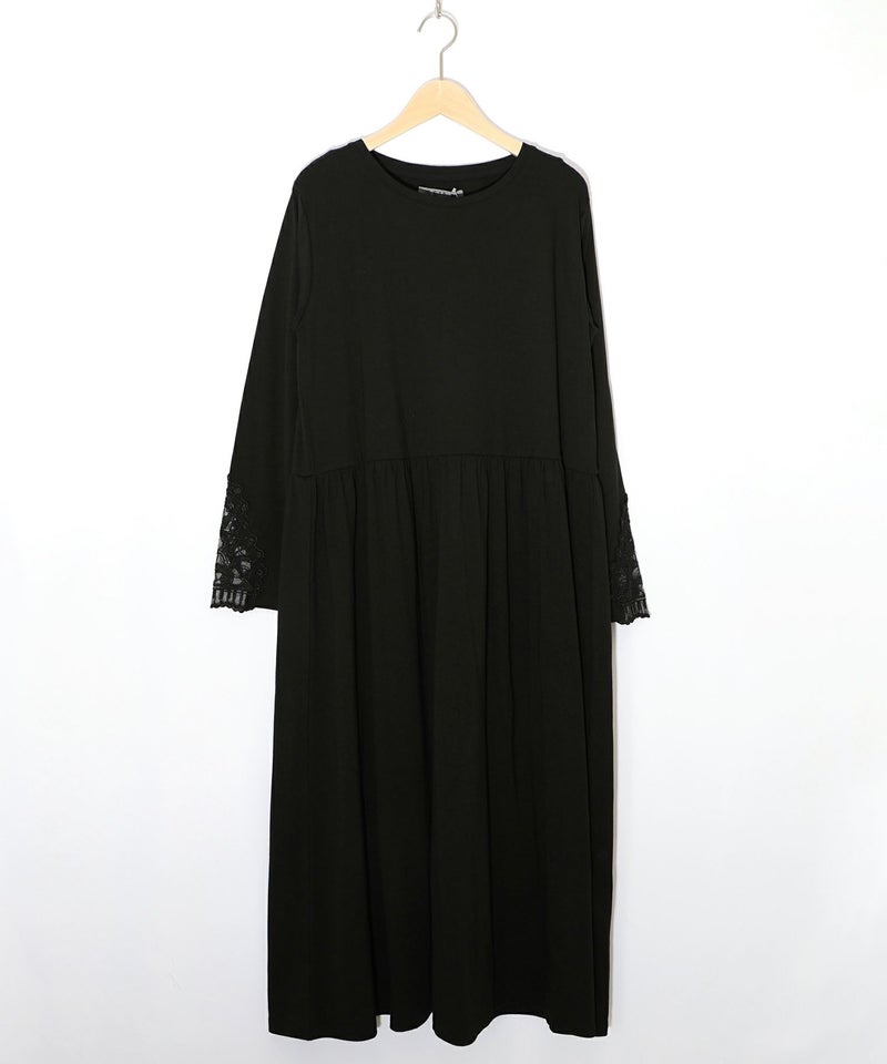 バイオリンとピアノレース切替ワンピース-12