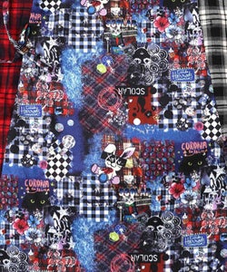 POPチェック柄切替ワンピース-19