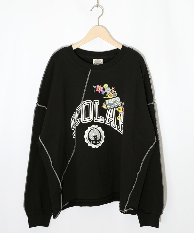 リメイク風メロウステッチプルオーバー-12