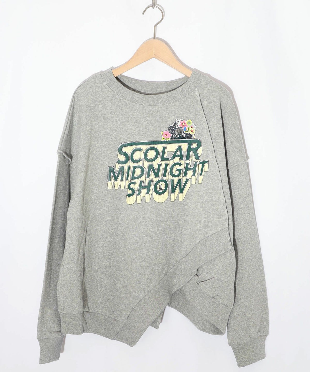 ロゴヴィンテージ加工 裏毛プルオーバー-9