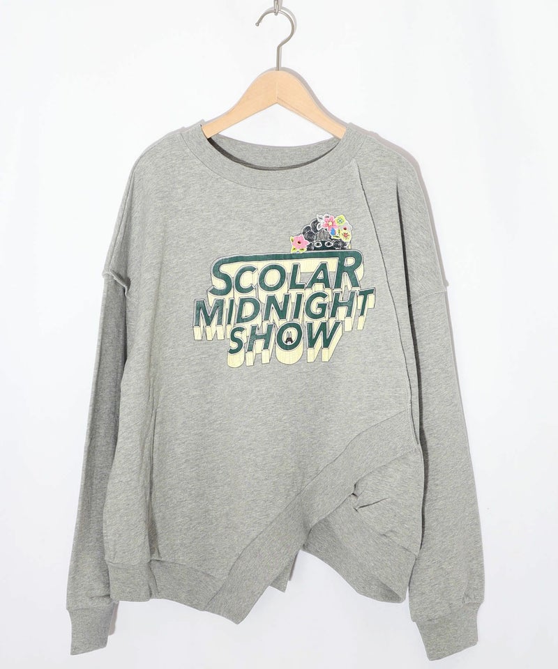 ロゴヴィンテージ加工 裏毛プルオーバー-9