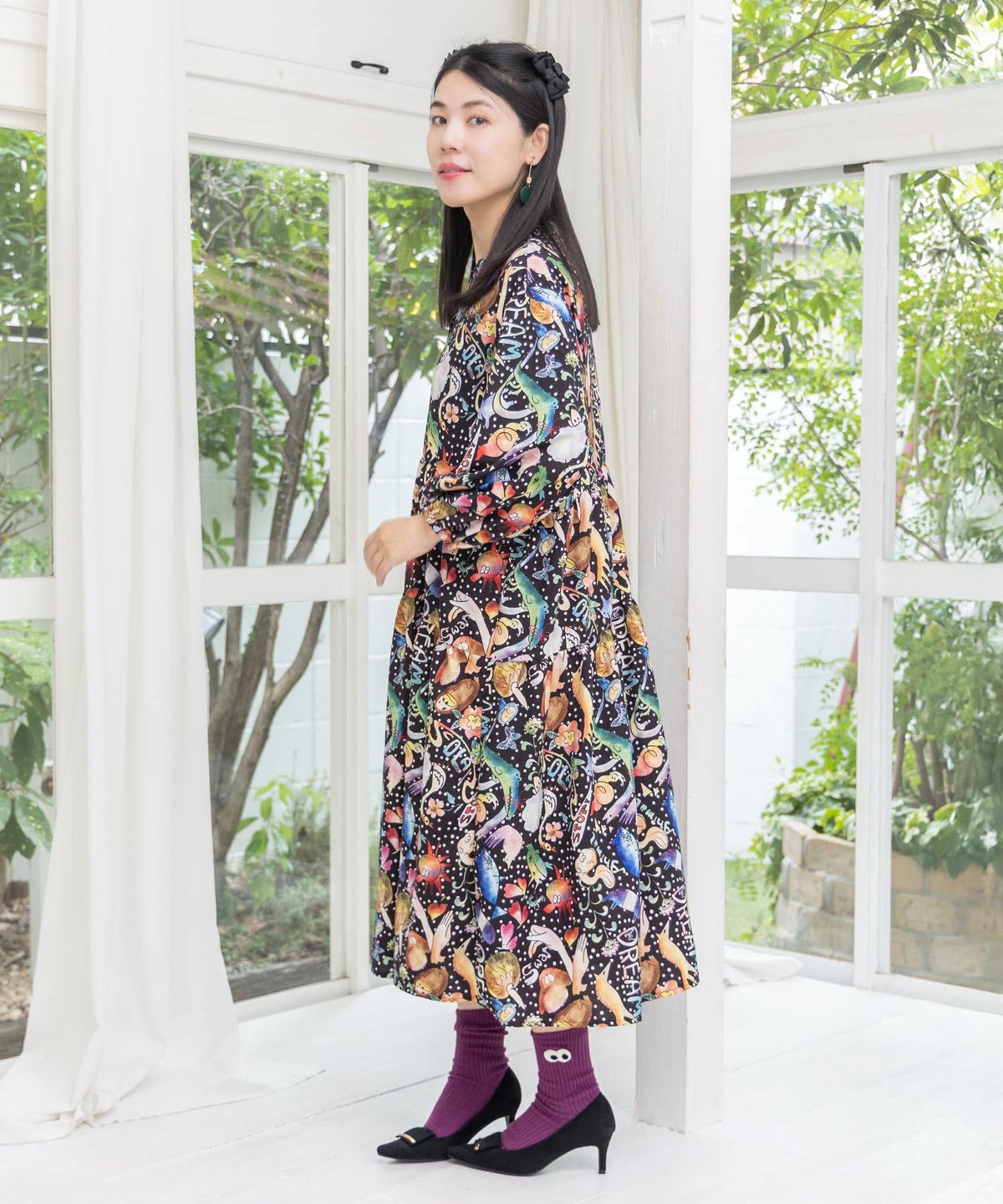 音楽orPOP柄ワンピース-10