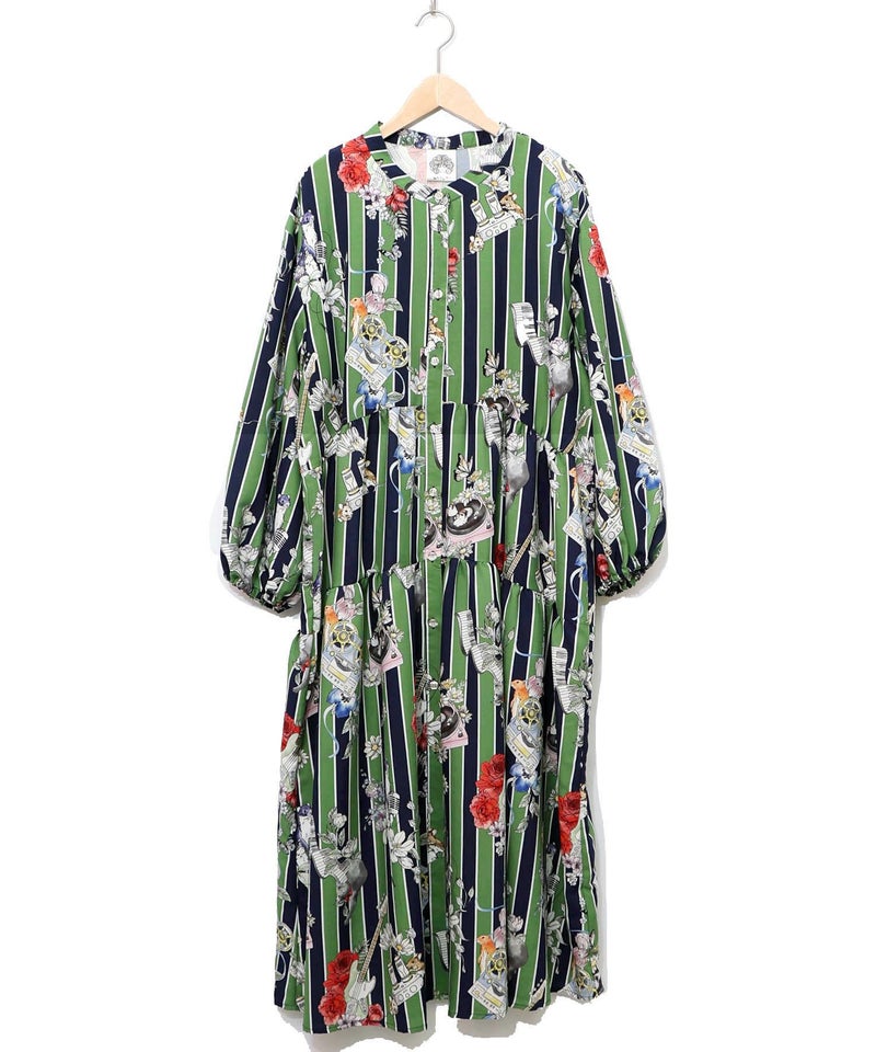 音楽orPOP柄ワンピース-17