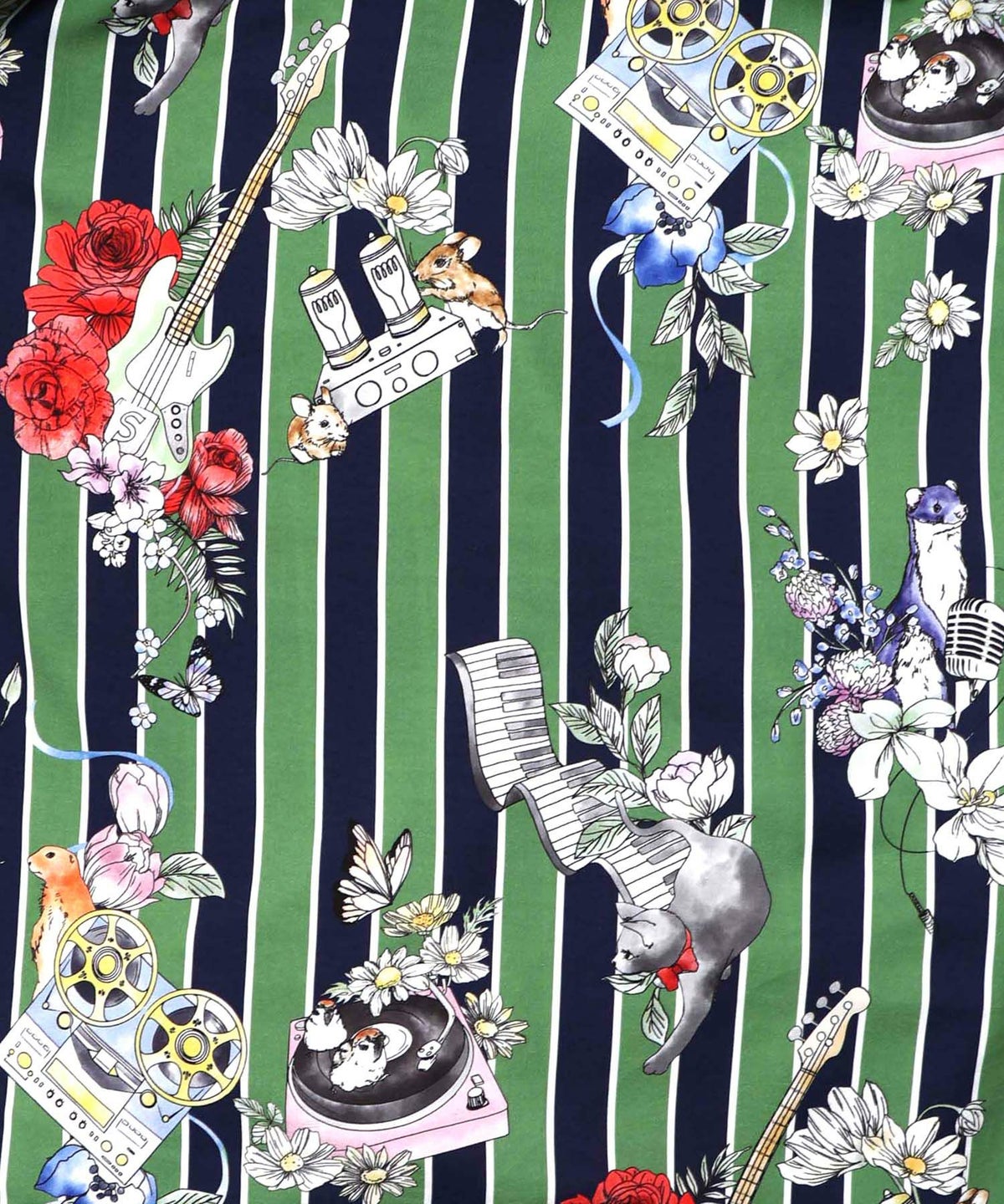 音楽orPOP柄ワンピース-18