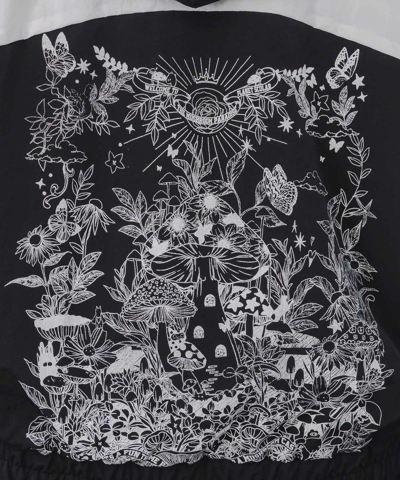 キノコ×レオパード柄リバーシブルブルゾン-6