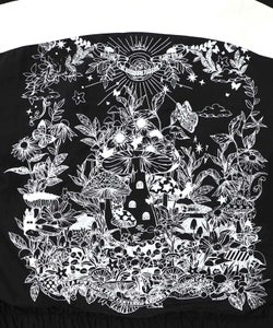 キノコ×レオパード柄リバーシブルブルゾン-15