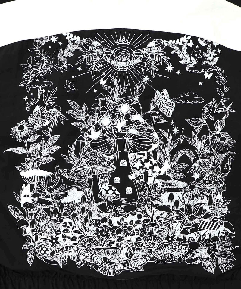 キノコ×レオパード柄リバーシブルブルゾン-15