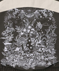 キノコ×レオパード柄リバーシブルブルゾン-19