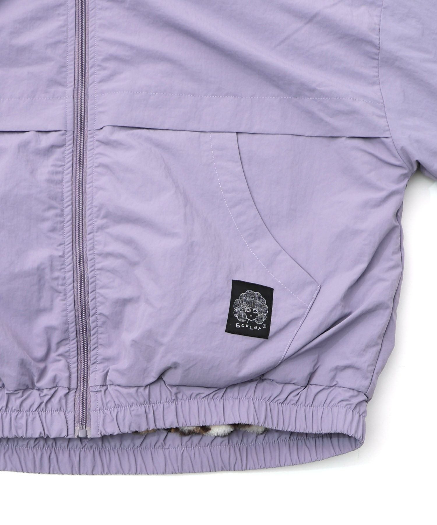 153647：キノコ×レオパード柄リバーシブルブルゾンの通販-ScoLar