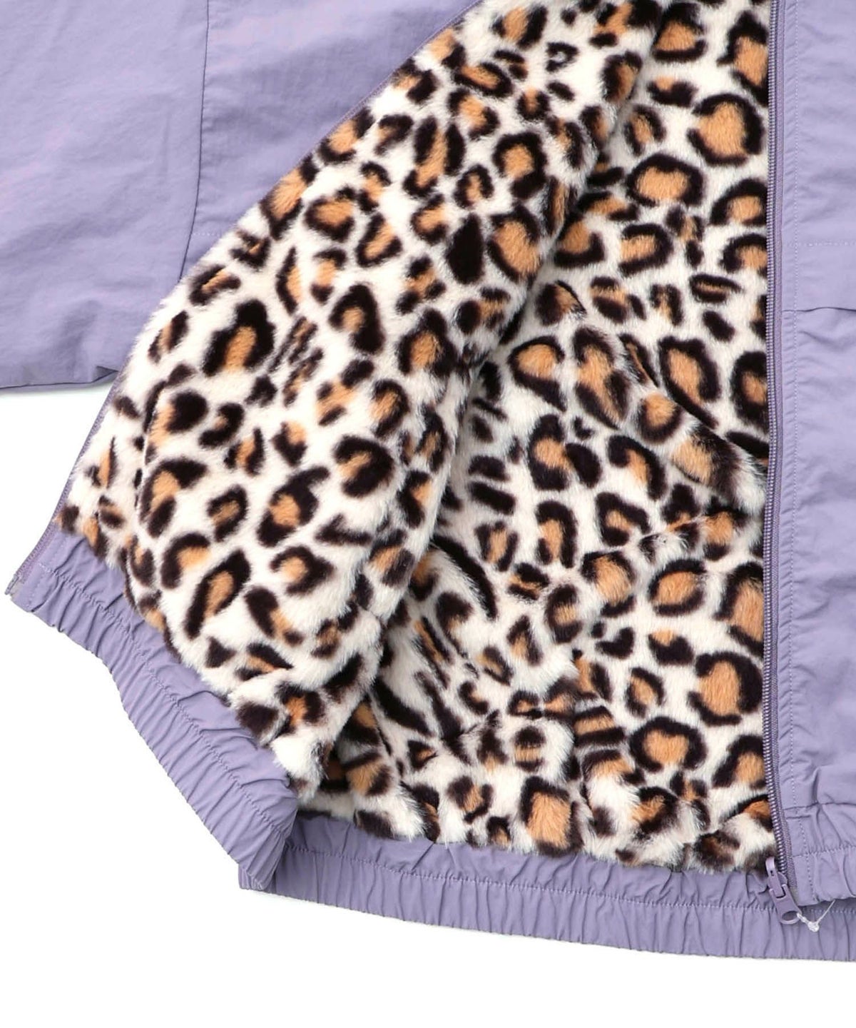 キノコ×レオパード柄リバーシブルブルゾン-28