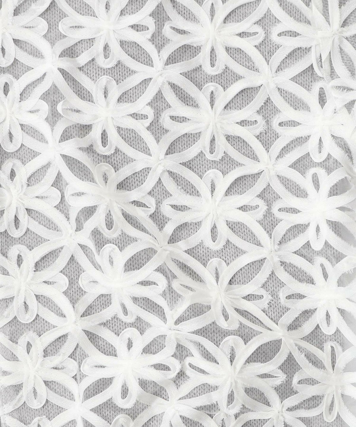 花柄チュール重ねニットブルゾン-10