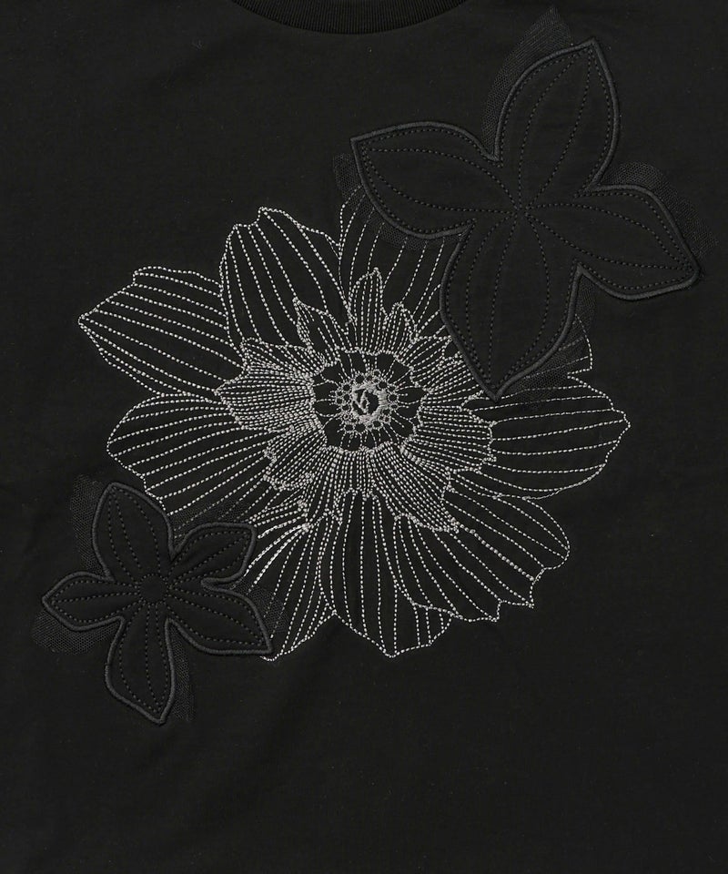 花刺繍アップリケプルオーバー-10