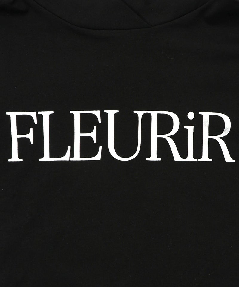 チュールフリル付きフード風プルオーバー-12