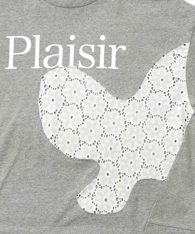 蝶々の綿レース付きプルオーバー-9