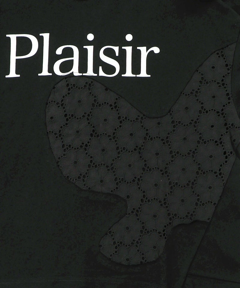 蝶々の綿レース付きプルオーバー-11