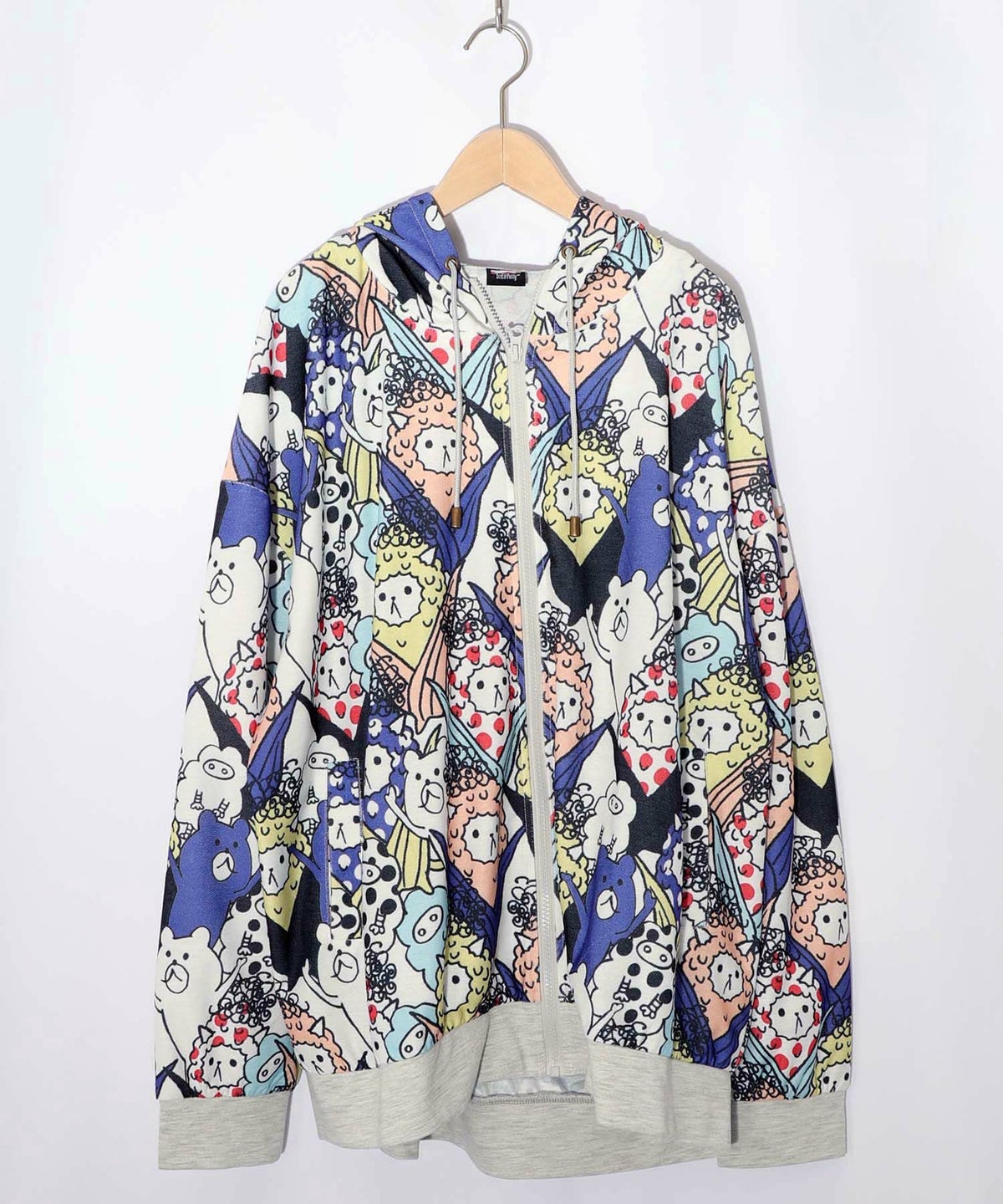 カラフルにゃんもろこし尽くしパーカー-11