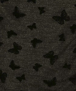 蝶々チュール×ラメ入りニットカーディガン-11