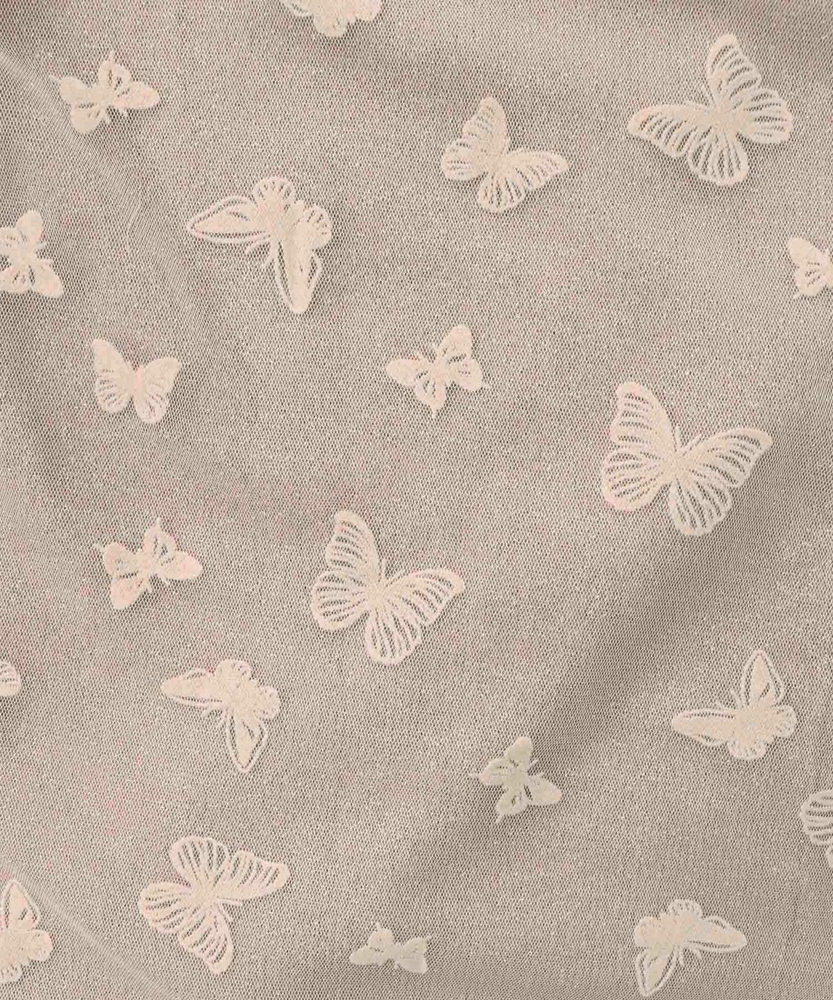 蝶々チュール×ラメ入りニットカーディガン-13