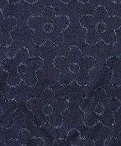 花柄ジャガード織デニムプルオーバー-10