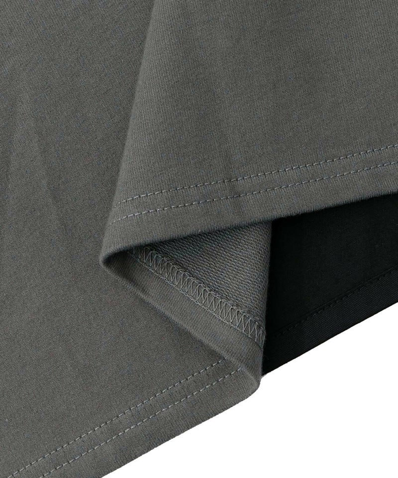 レトロ異素材バイカラーワークスカート-26