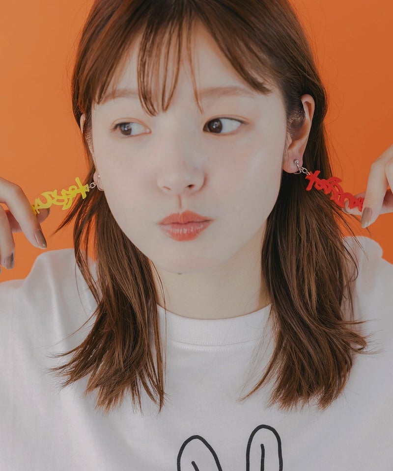 スカラー文字イヤリング - ひらがな ver.-3