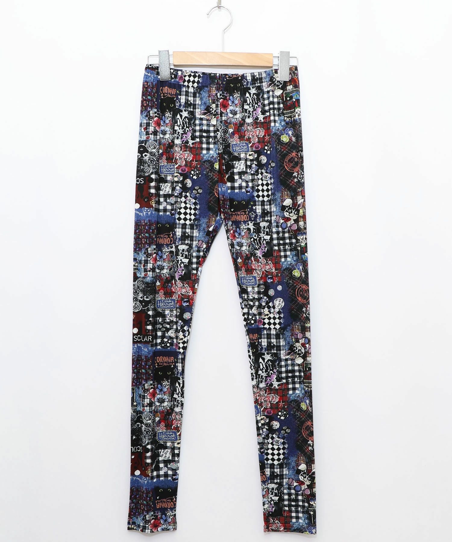 153642：スカラー総柄レギンスの通販-ScoLar