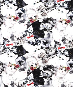 スカラー総柄ロングスリーブTシャツ-14