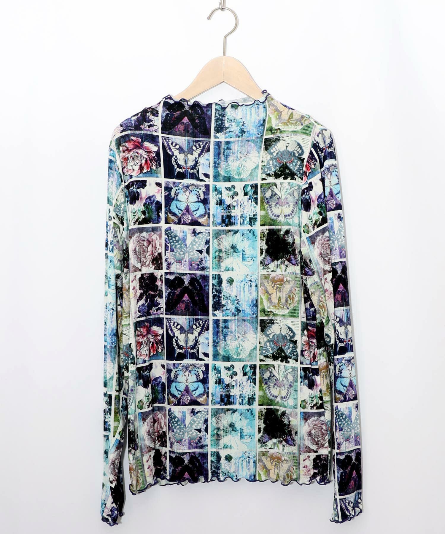 153641：スカラー総柄ロングスリーブTシャツの通販-ScoLar