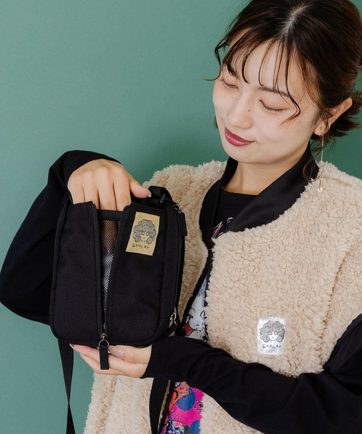 スカ子の収納たっぷりミニショルダーバッグ-4