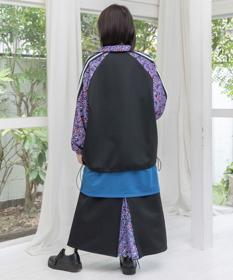 仲宗根泉(HY)コラボ 柄切替ジャージスカート-16