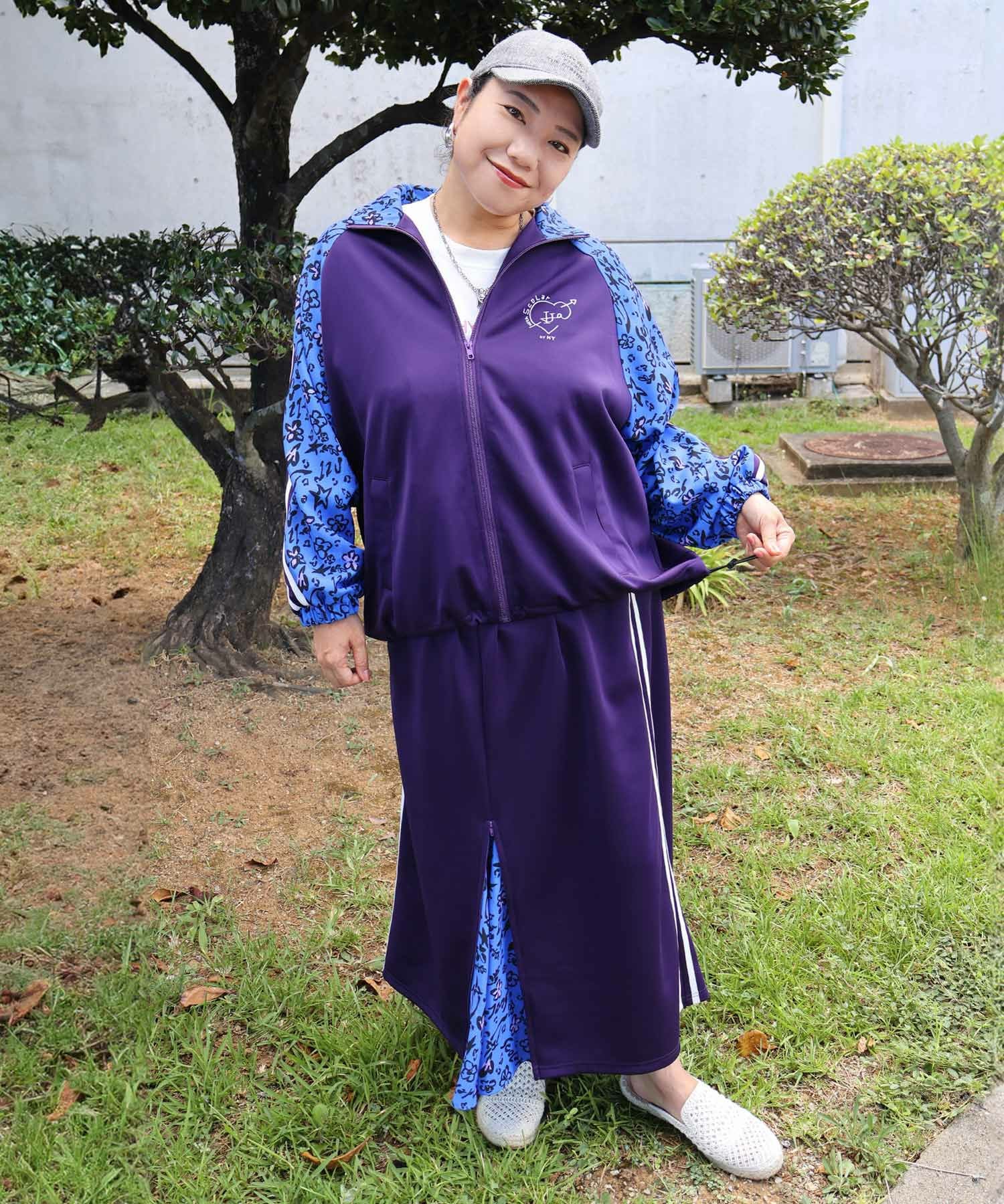 153715：仲宗根泉(HY)コラボ 柄切替ジャージトップスの通販-ScoLar