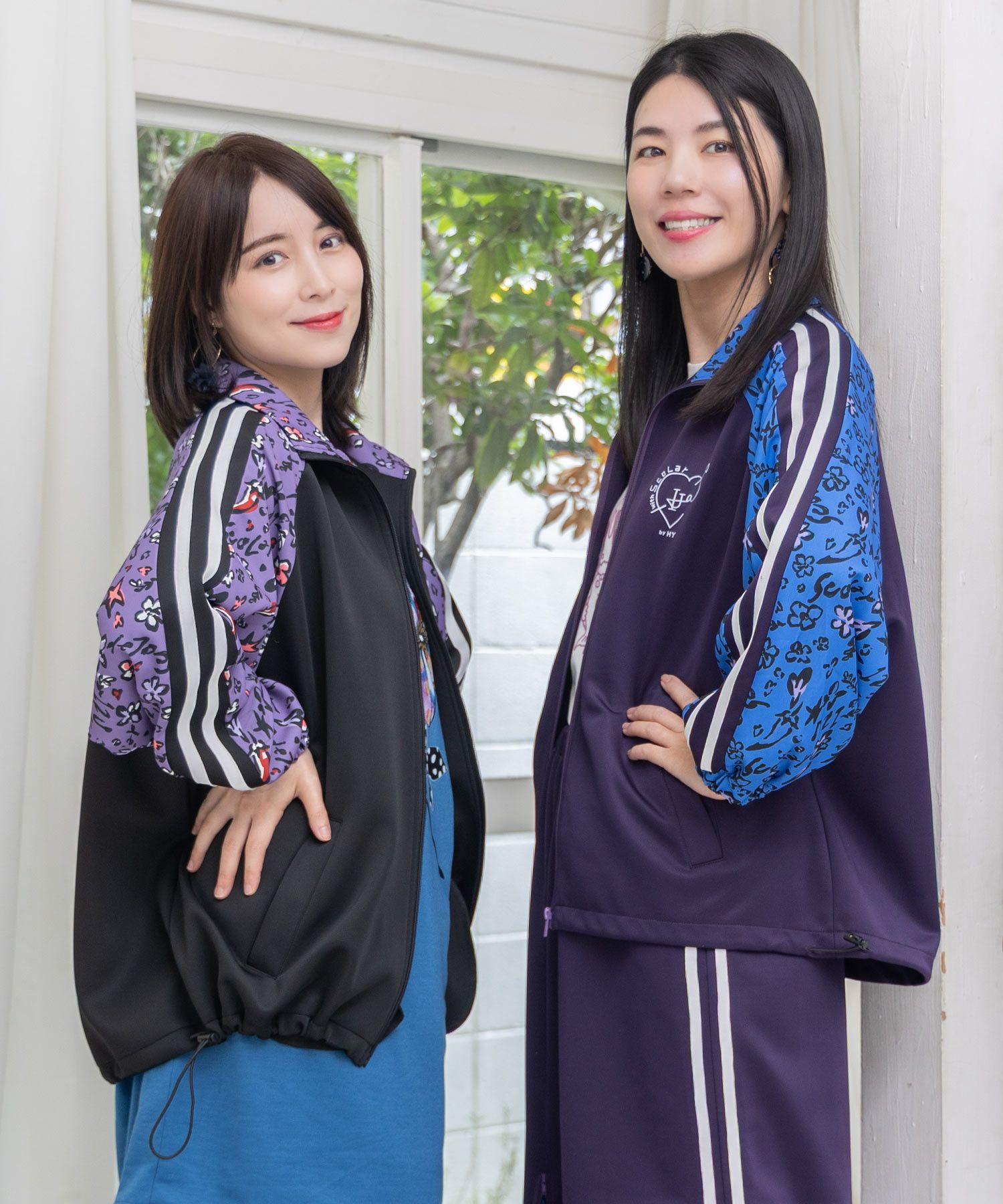 153715：仲宗根泉(HY)コラボ 柄切替ジャージトップスの通販-ScoLar