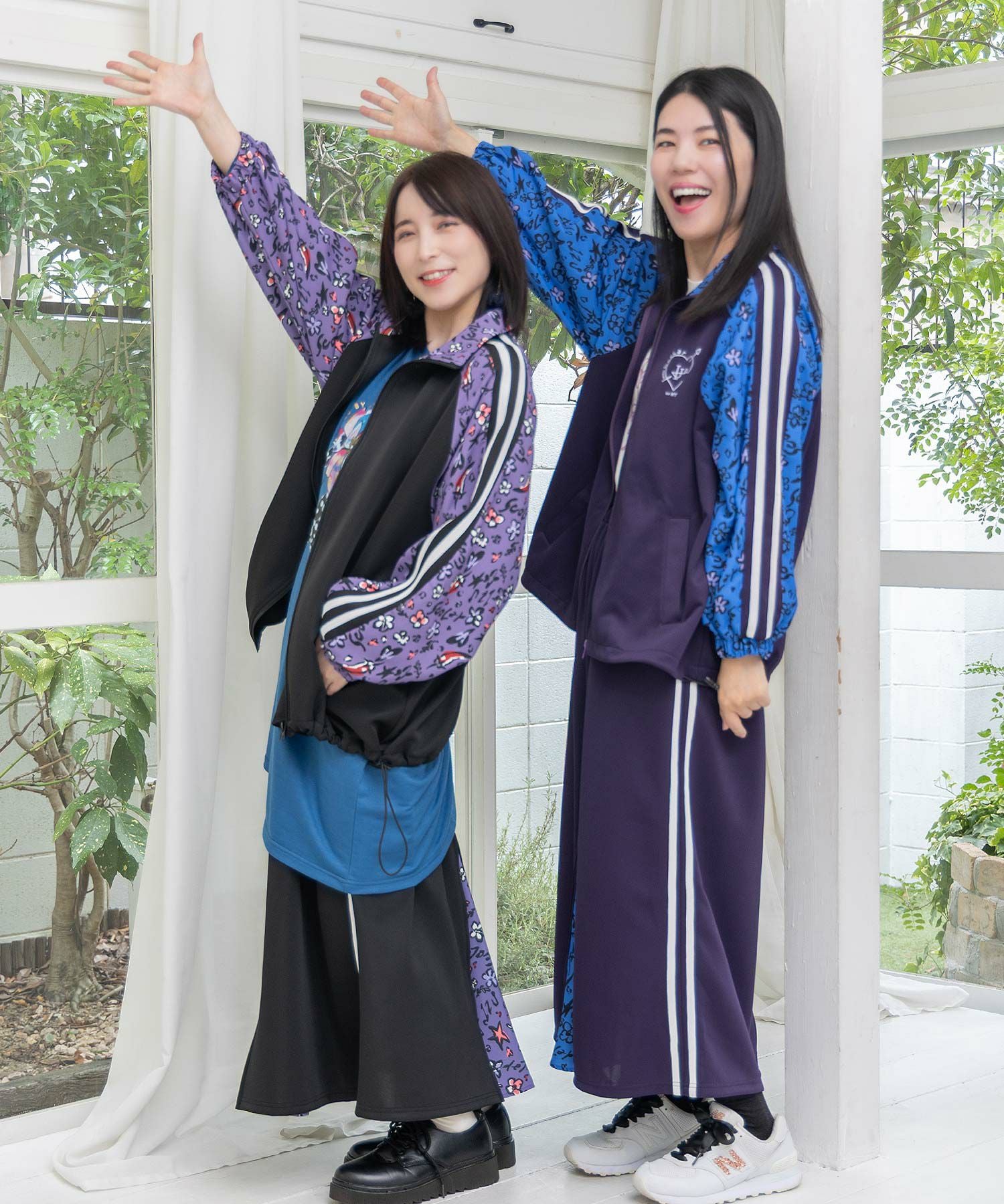 153715：仲宗根泉(HY)コラボ 柄切替ジャージトップスの通販-ScoLar