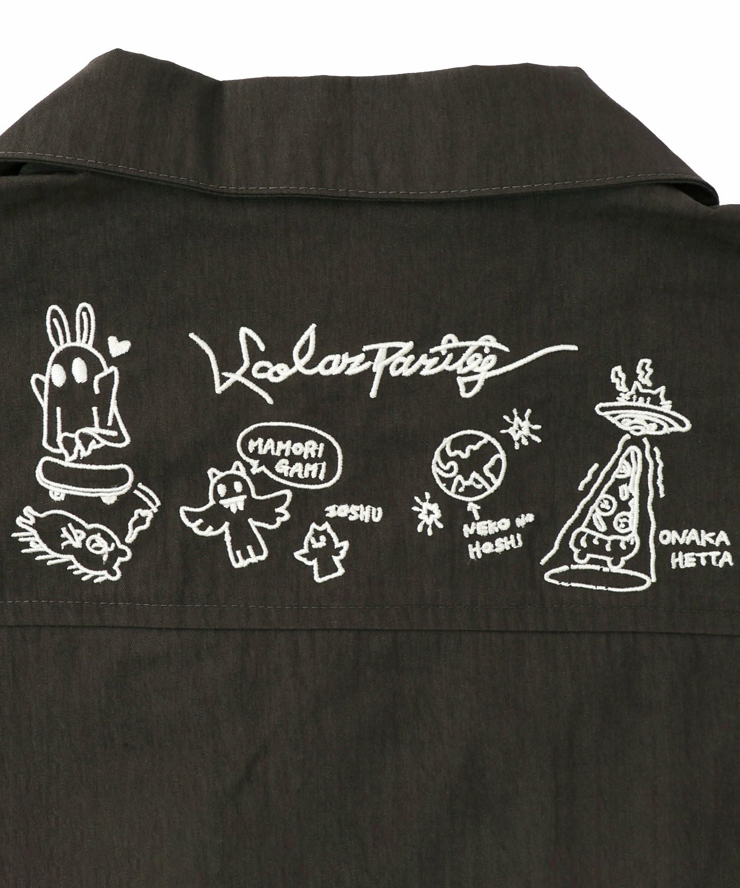 353126：Parityキャラ宇宙刺繍 洗い加工ジャンプスーツの通販-ScoLar