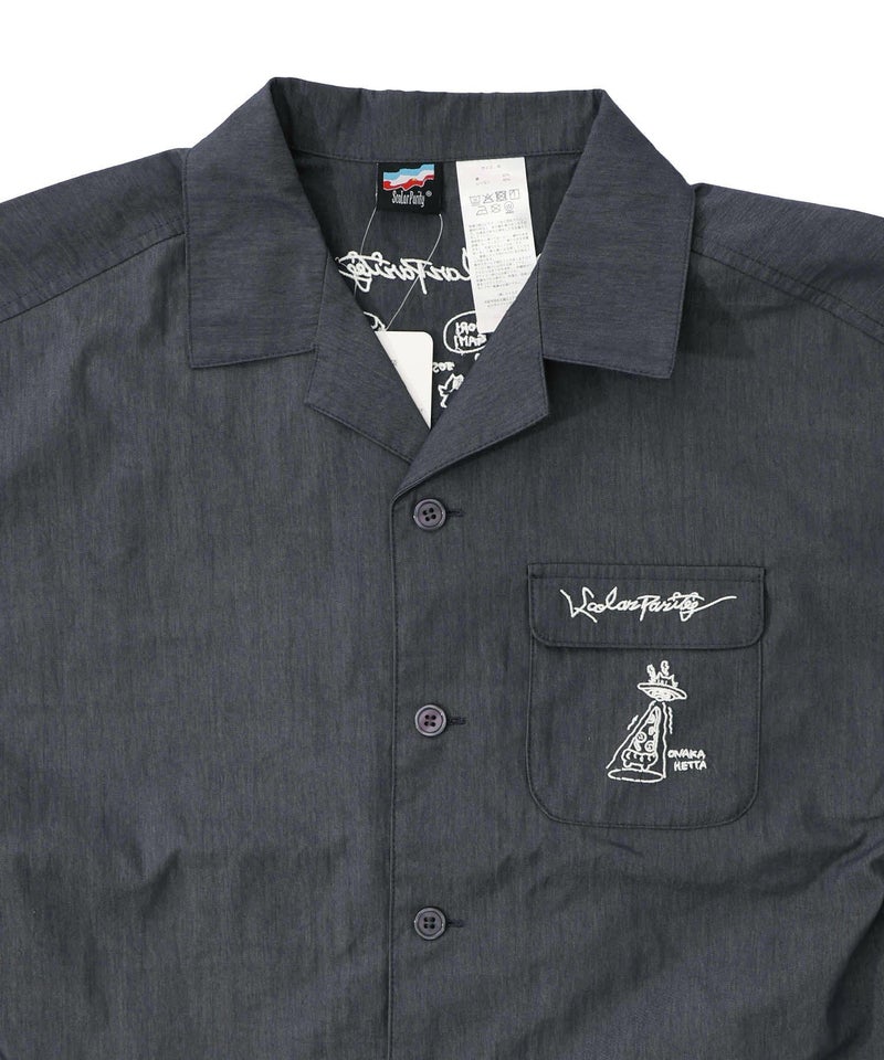 Parityキャラ宇宙刺繍 洗い加工ジャンプスーツ-33