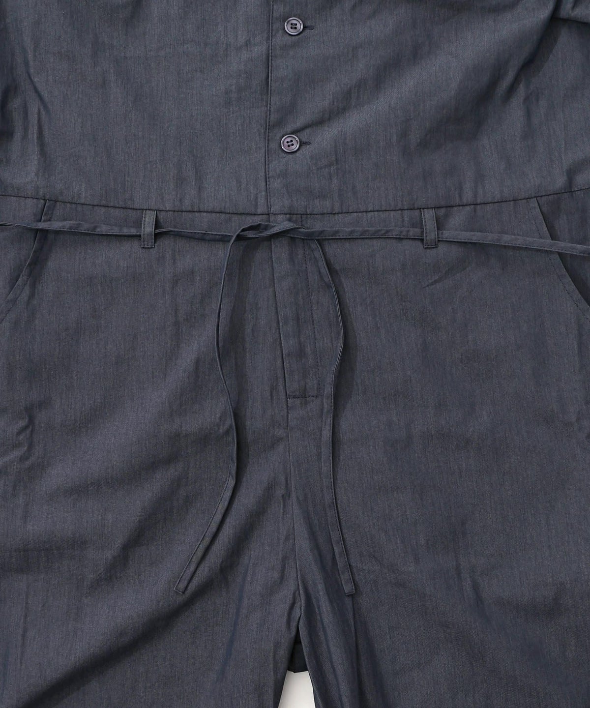 Parityキャラ宇宙刺繍 洗い加工ジャンプスーツ-36