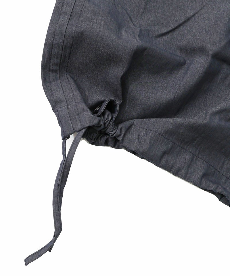 Parityキャラ宇宙刺繍 洗い加工ジャンプスーツ-38