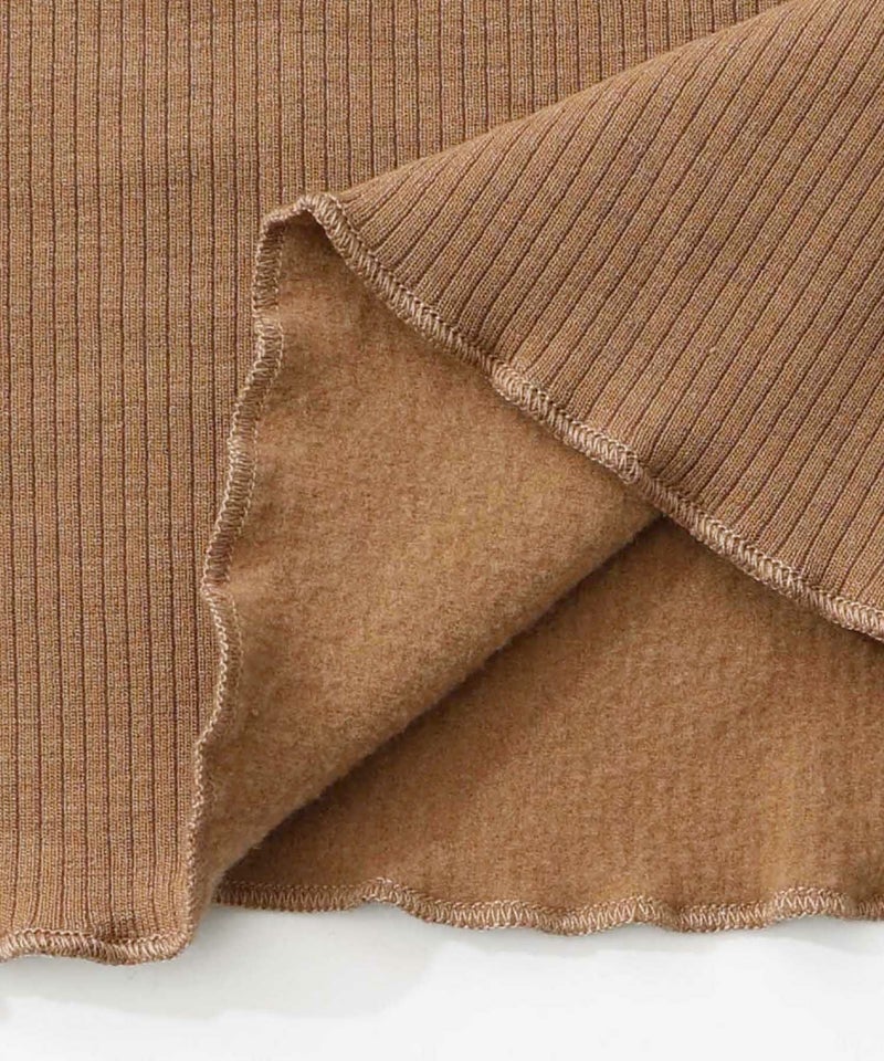 起毛テレコ×レース袖 ニットロンT-17