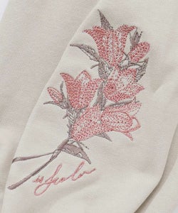 裏毛×起毛レース×チェックの異素材切替カーデ-11