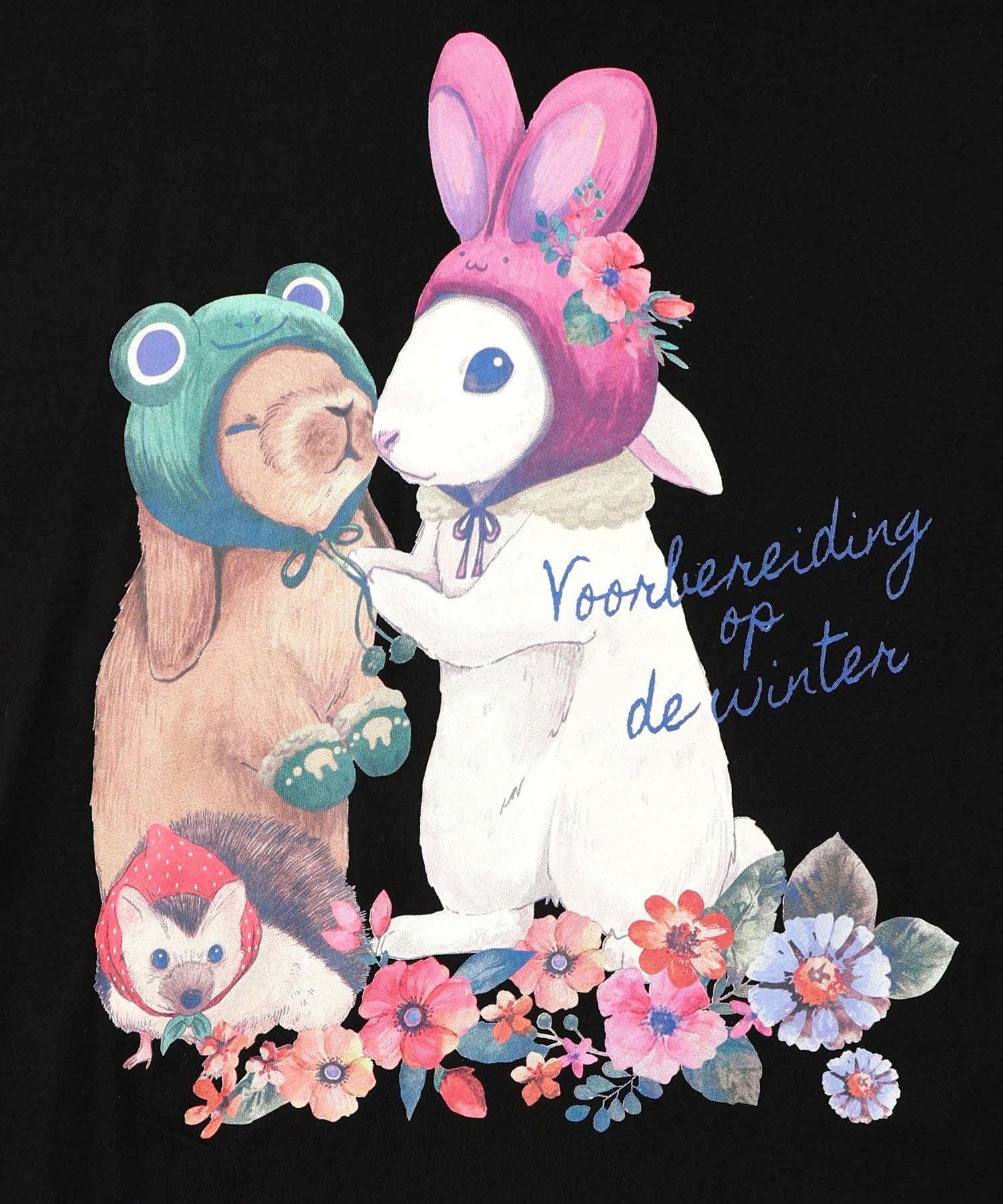 153703：冬支度中アニマルプリントプルオーバーの通販-ScoLar