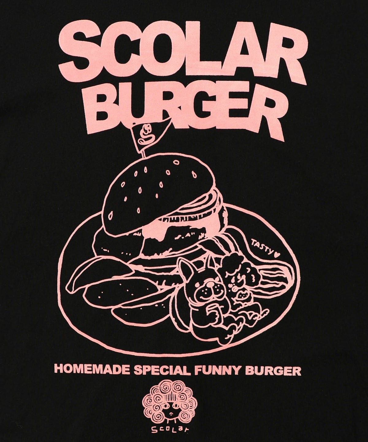 わんちゃん×スカラー特製バーガーロンT-10