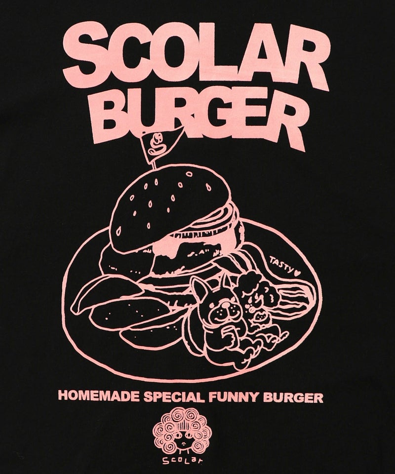 わんちゃん×スカラー特製バーガーロンT-10